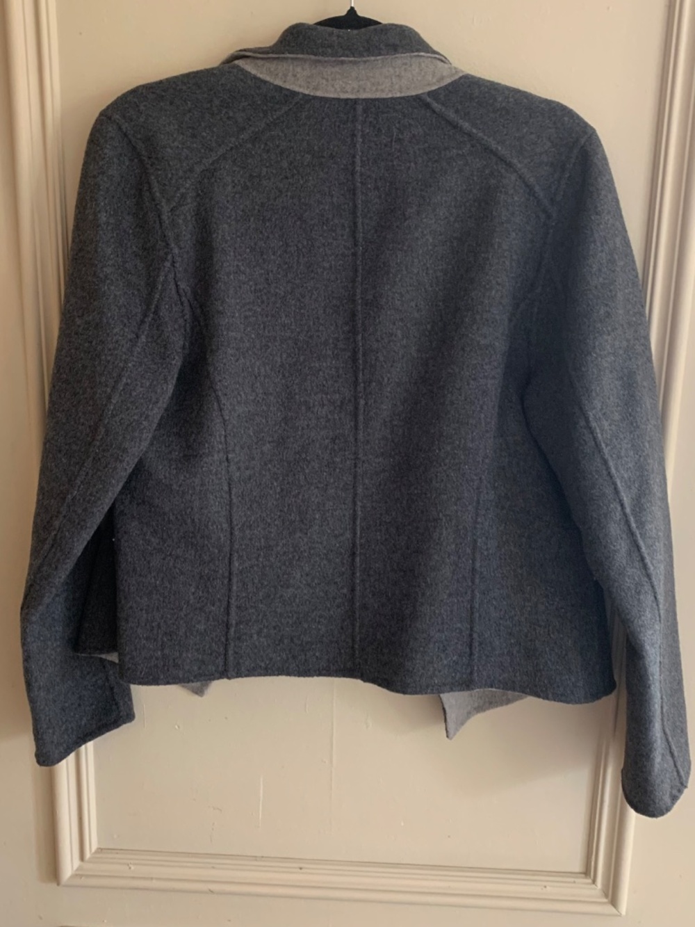 Reversible Boiled Wool Jacket Sweater (M-L) - Picture 7 of 13